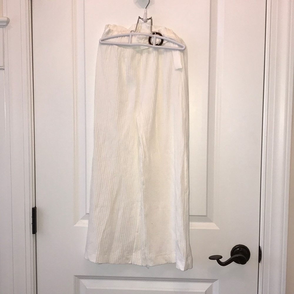 Zara white dress pants